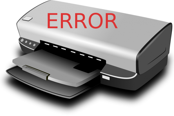 Ошибки принтера HP принтер error